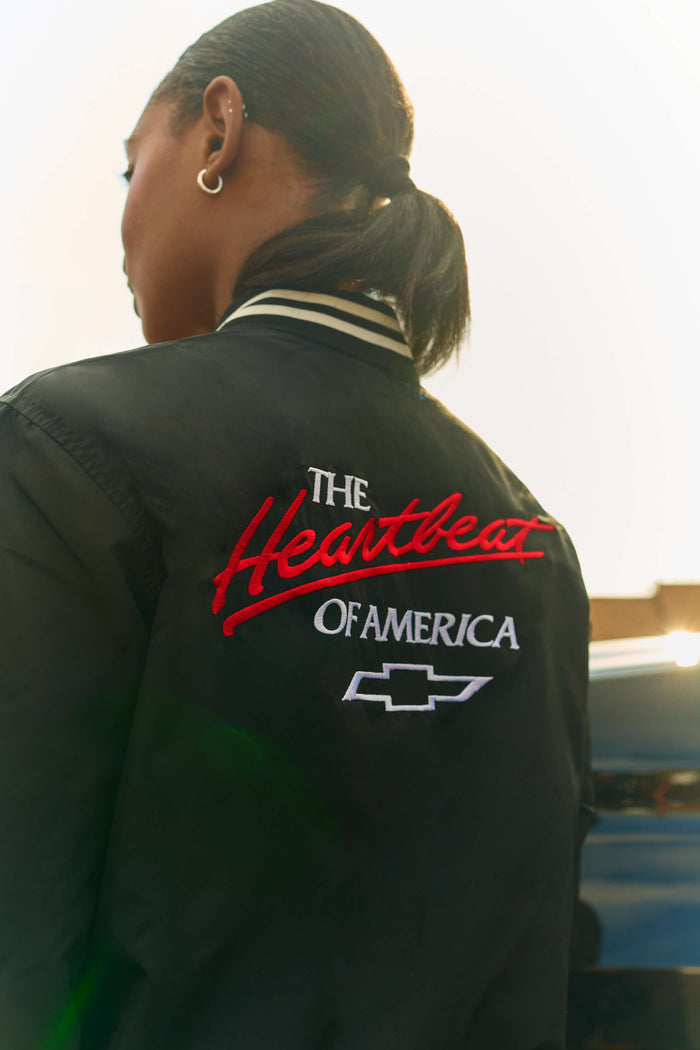 Chevrolet Heartbeat of America Satin Bomber Jacket
