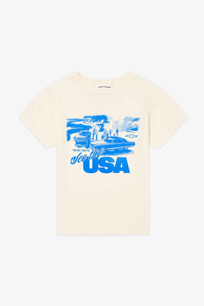 Chevrolet Road Trip Women’s Baby Tee - Chevrolet Merchandise