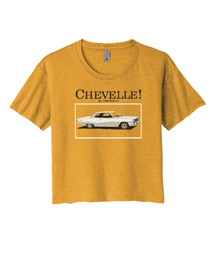 Chevrolet Women's Chevelle! Graphic Crop Tee