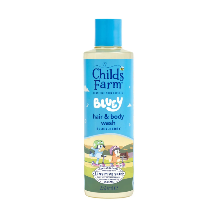 Childs Farm Hair & Body Wash Bluey-Berry 250ml
