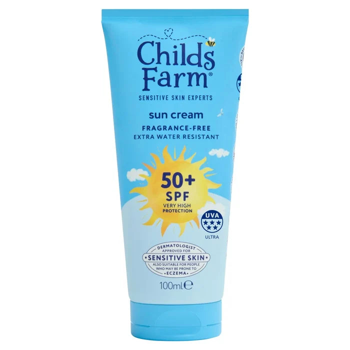 Childs Farm SPF 50+ Suncream Fragrance Free 100ml