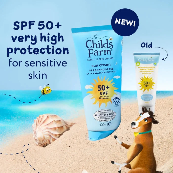 Childs Farm SPF 50+ Suncream Fragrance Free 100ml