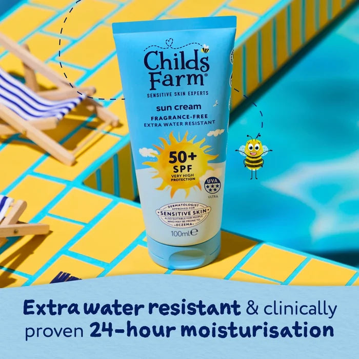 Childs Farm SPF 50+ Suncream Fragrance Free 100ml