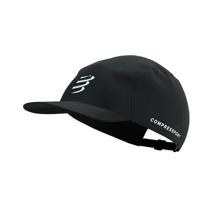 Compressport | 5 Panel Light Cap | Black