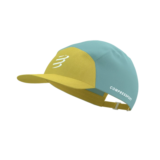 Compressport | 5 Panel Light Cap | Lemon / Ether