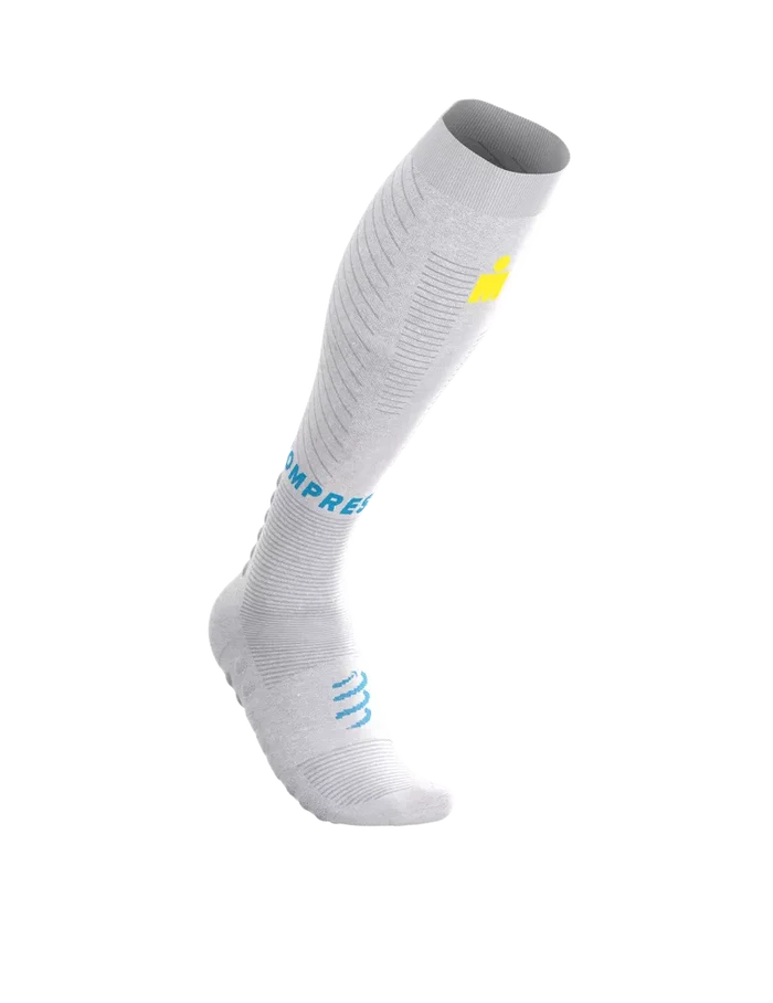 Compressport | Full Socks Recovery 2.0 | IRONMAN 2026 | White