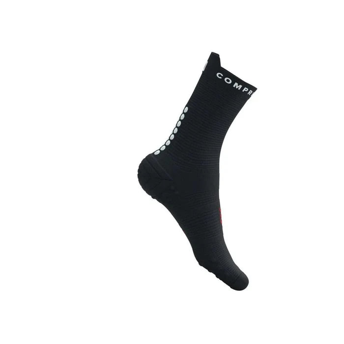 Compressport | Pro Racing Socks V4 | Run High | Black / White