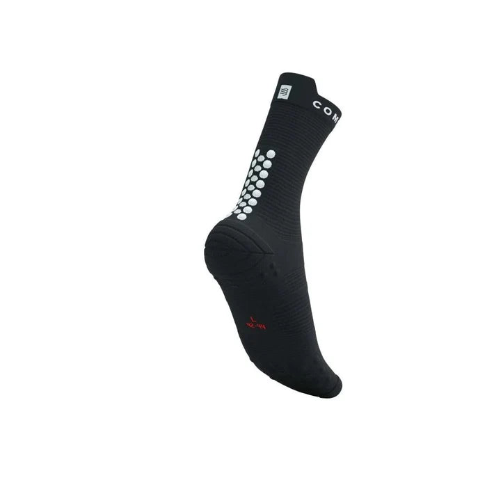 Compressport | Pro Racing Socks V4 | Run High | Black / White