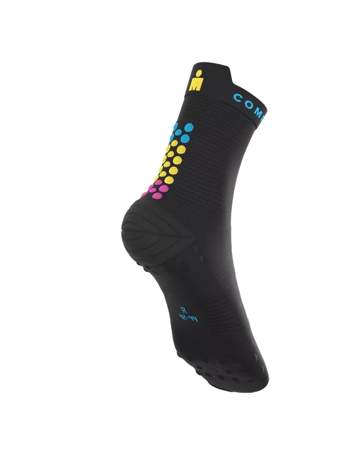 Compressport | Pro Racing Socks V4 | Run High | IRONMAN 2026 | Black