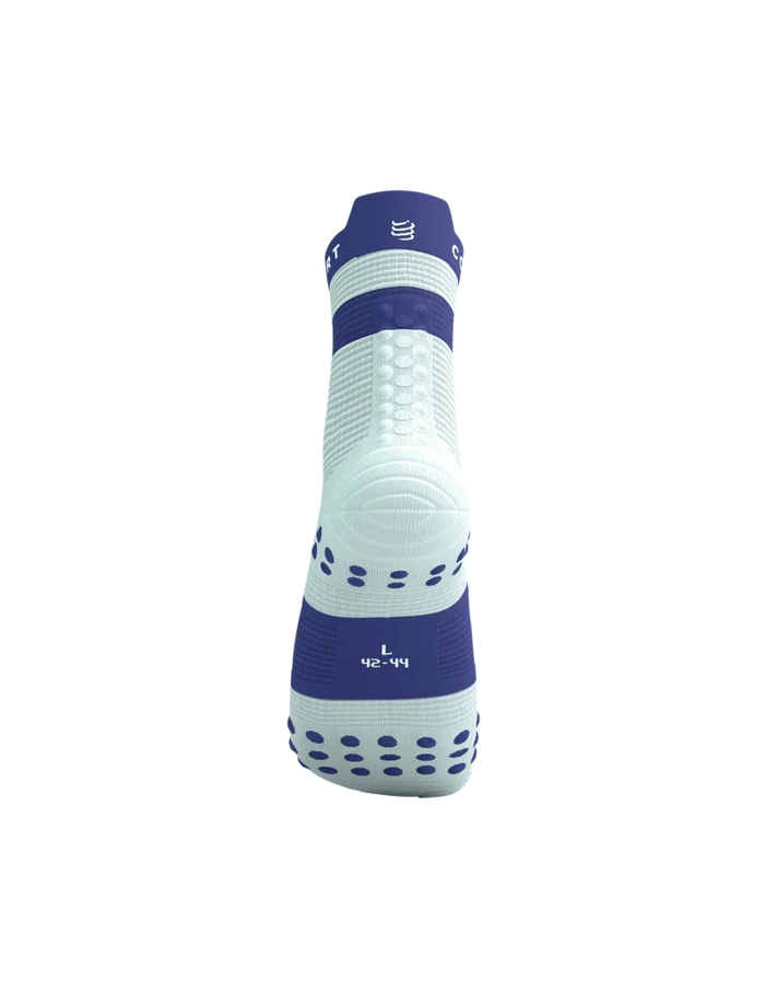 Compressport | Pro Racing Socks V4 | Run High | Star White / Orient Blue