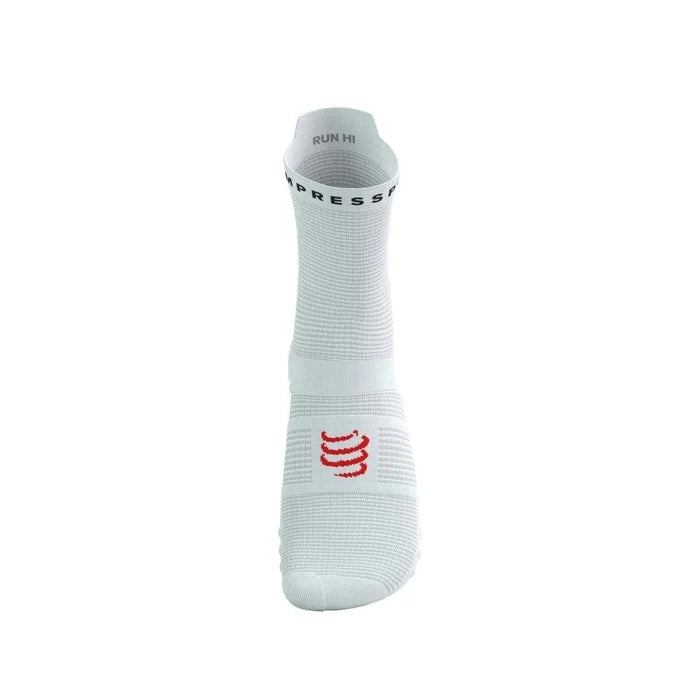 Compressport | Pro Racing Socks V4 | Run High | White / Black