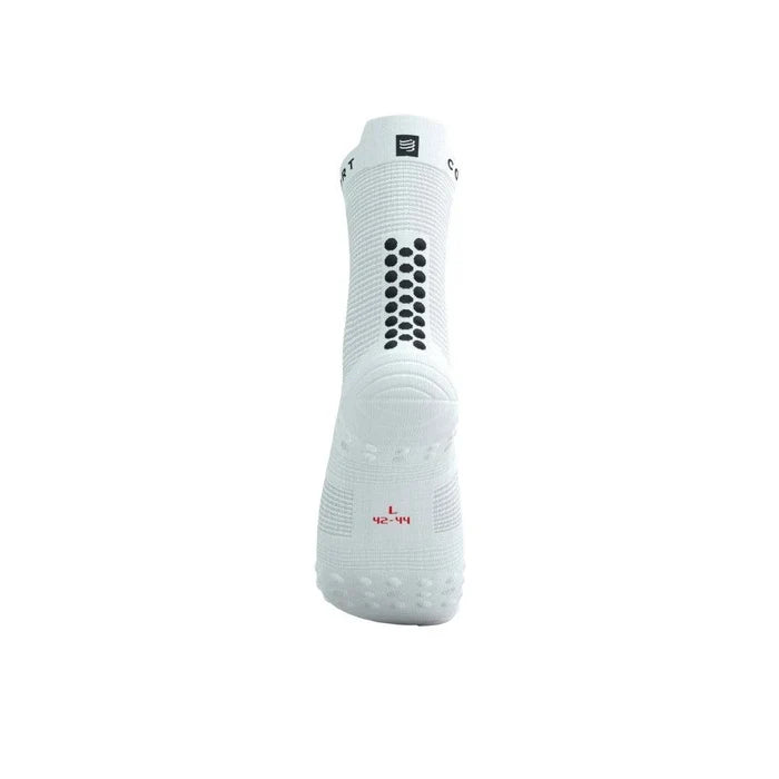 Compressport | Pro Racing Socks V4 | Run High | White / Black