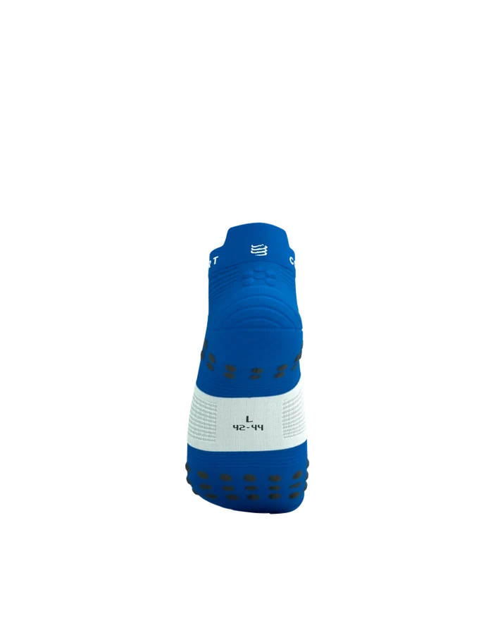 Compressport | Pro Racing Socks V4 | Run Low | Princess Blue / White