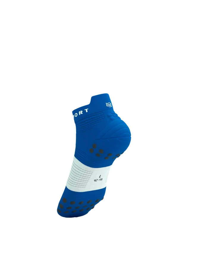 Compressport | Pro Racing Socks V4 | Run Low | Princess Blue / White