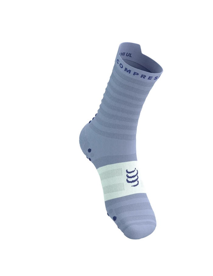 Compressport | Pro Racing Socks V4 | Ultralight | Run High | Lavender / White
