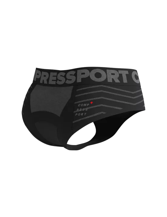 Compressport | Seamless Boxer | Black / Grey | Dames