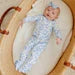 Copper Pearl Bamboo Priscilla Zipper Footie