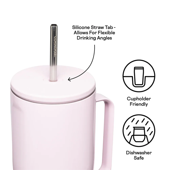Corkcicle Cold Cup XL - 30 oz - Powder Puff