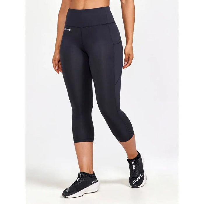 Craft | Adv Essence | Capri Tight 2 | Dames | Black CRAFT