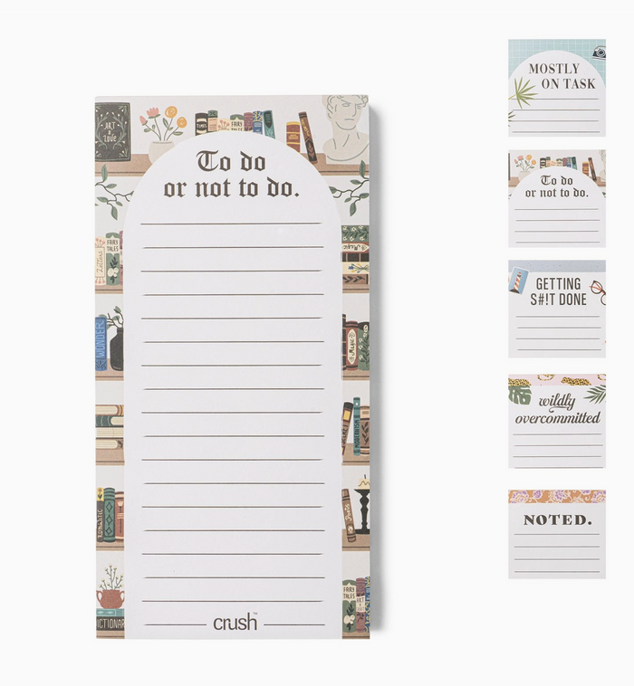 Crush Overachiever To-Do List