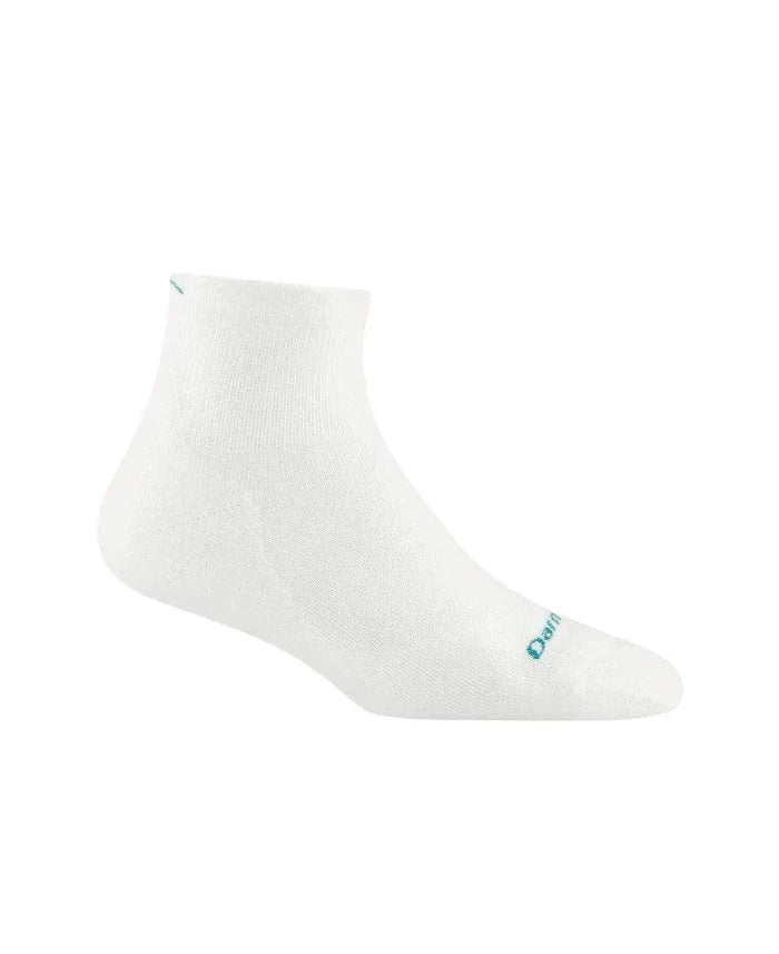 Darn Tough | Run Sock 1/4 Lightweight Cushion | Dames | White