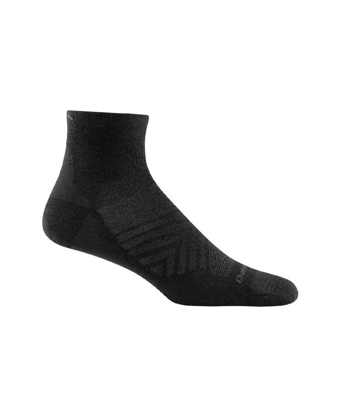Darn Tough | Run Sock 1/4 Lightweight | Heren | Black
