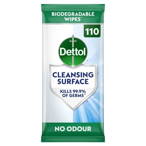 Dettol Cleansing Surface  Wipe 110 Wipes