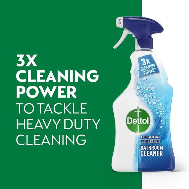 Dettol Power & Pure Bathroom Spray Fresh Mountain Spring  1L