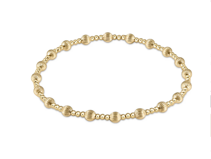 DIGNITY SINCERITY GOLD 4MM BRACELET