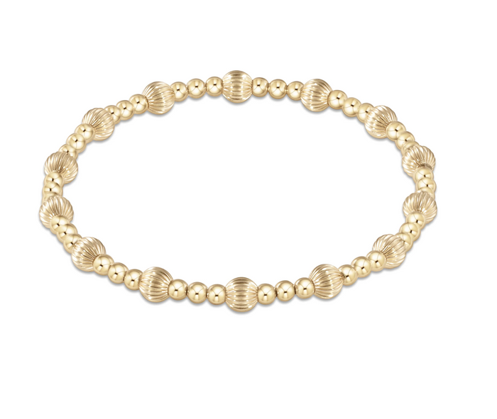 Dignity Sincerity Gold 5mm Bracelet