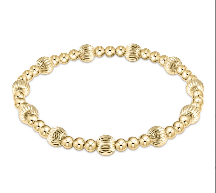 DIGNITY SINCERITY GOLD 6MM BRACELET