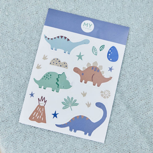 Dino Guitar Sticker Sheet