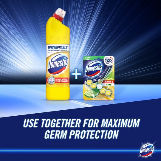 Domestos Citrus Fresh Bleach 750Ml