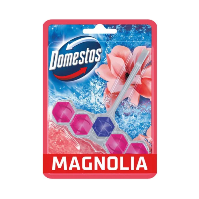 Domestos Power 5 Toilet Rim Block Magnolia 50g