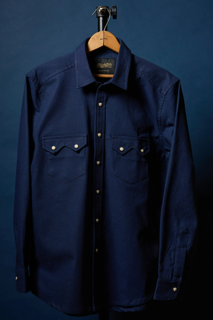 Duck_Canvas_Weekday_Western_in_Sawtooth_Navy_Blue_Front