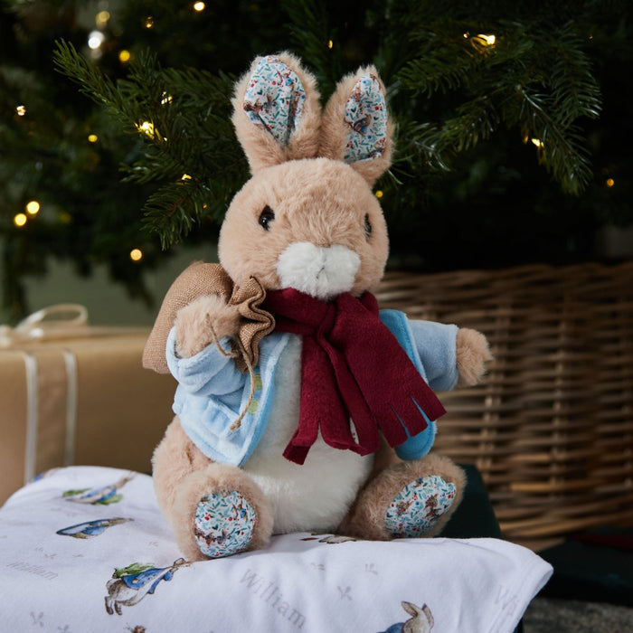 Enesco Personalised Large Peter Rabbit™ Christmas Plush