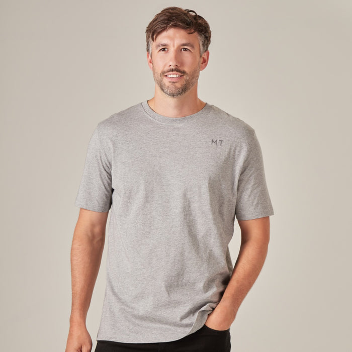 Everyday Men’s Initial Tee Grey