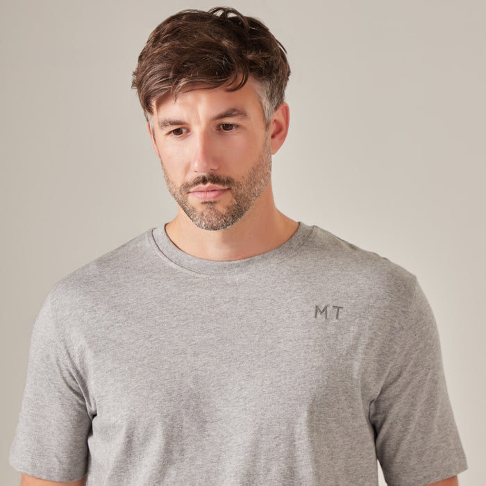 Everyday Men’s Initial Tee Grey