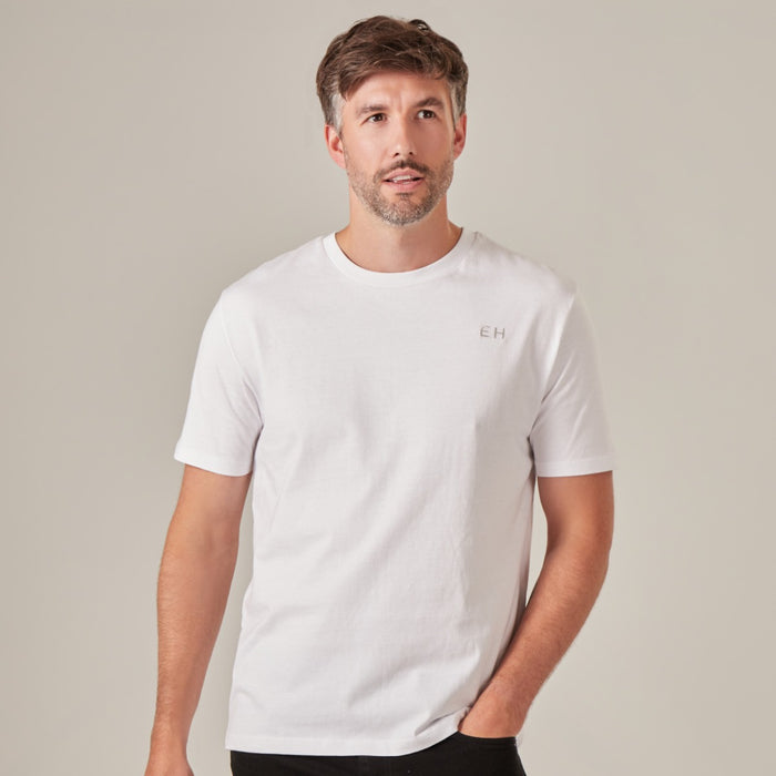 Everyday Men’s Initial Tee White