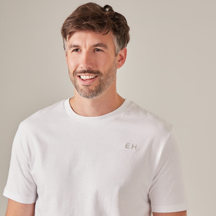 Everyday Men’s Initial Tee White