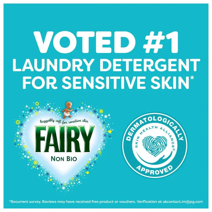 Fairy Non Bio Platinum + Stain Removal For Sensitive Skin Capsules 44 Pack