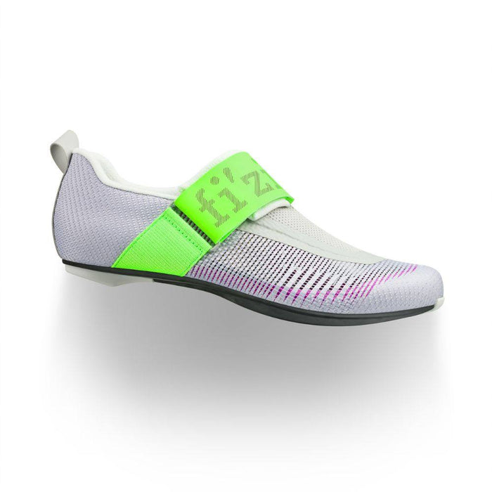 Fizik | Transiro Hydra Aeroweave | Carbon Triathlonschoen | Violet / Green
