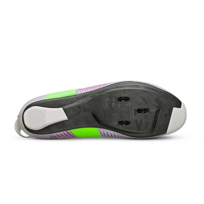 Fizik | Transiro Hydra Aeroweave | Carbon Triathlonschoen | Violet / Green