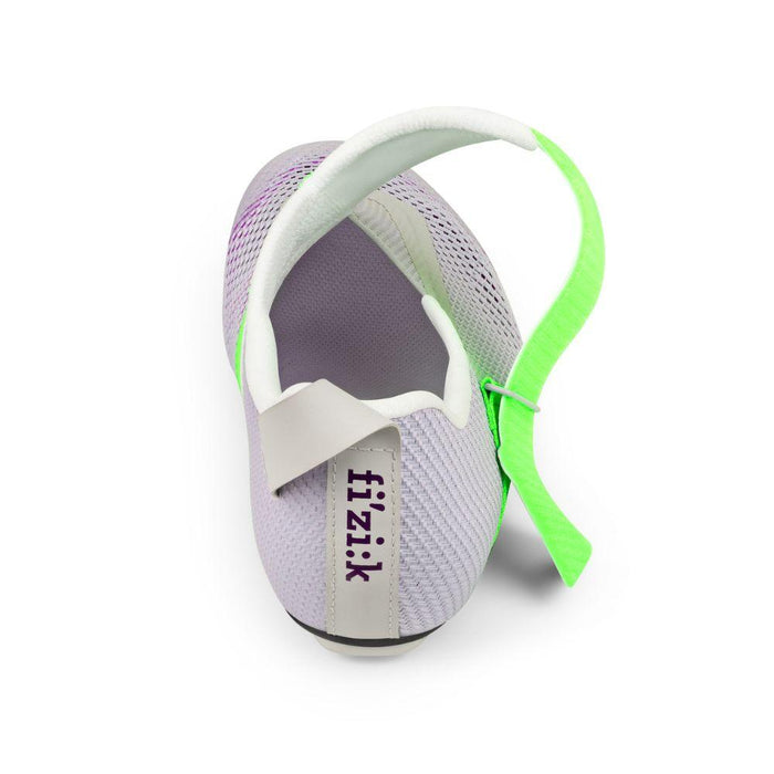 Fizik | Transiro Hydra Aeroweave | Carbon Triathlonschoen | Violet / Green