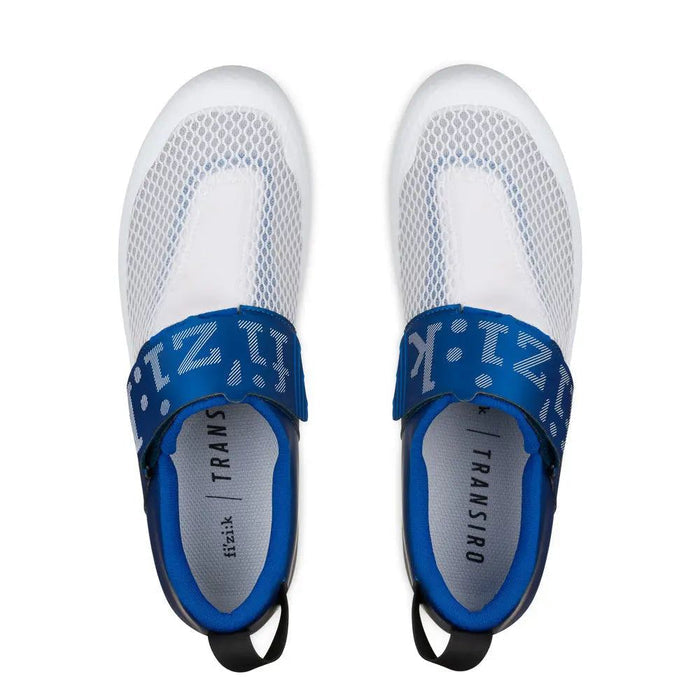 Fizik | Transiro Hydra | Triathlonschoen | White / Metallic Blue Fizik