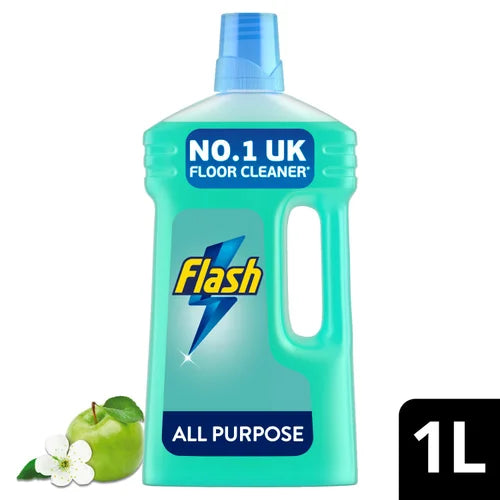 Flash All Purpose  Floor Cleaner Apple Blossom Scent With Essential oils 1L