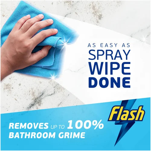 Flash Wipe Done Antibacterial Bathroom Spray White Blossom 800ml