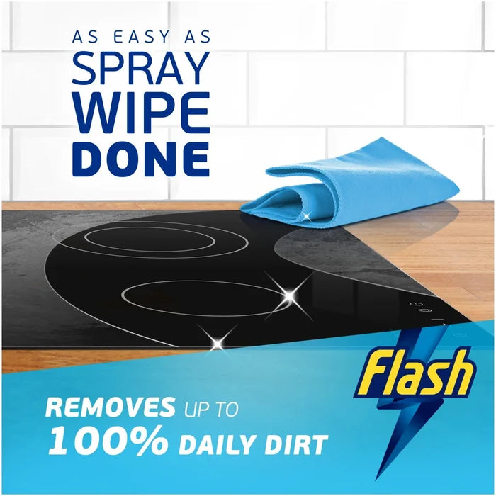 Flash Wipe Done Multipurpose Anti Bacterial Cleaning Spray Apple Blossom 800ml