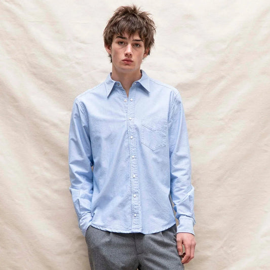 Frances Blue Western Oxford