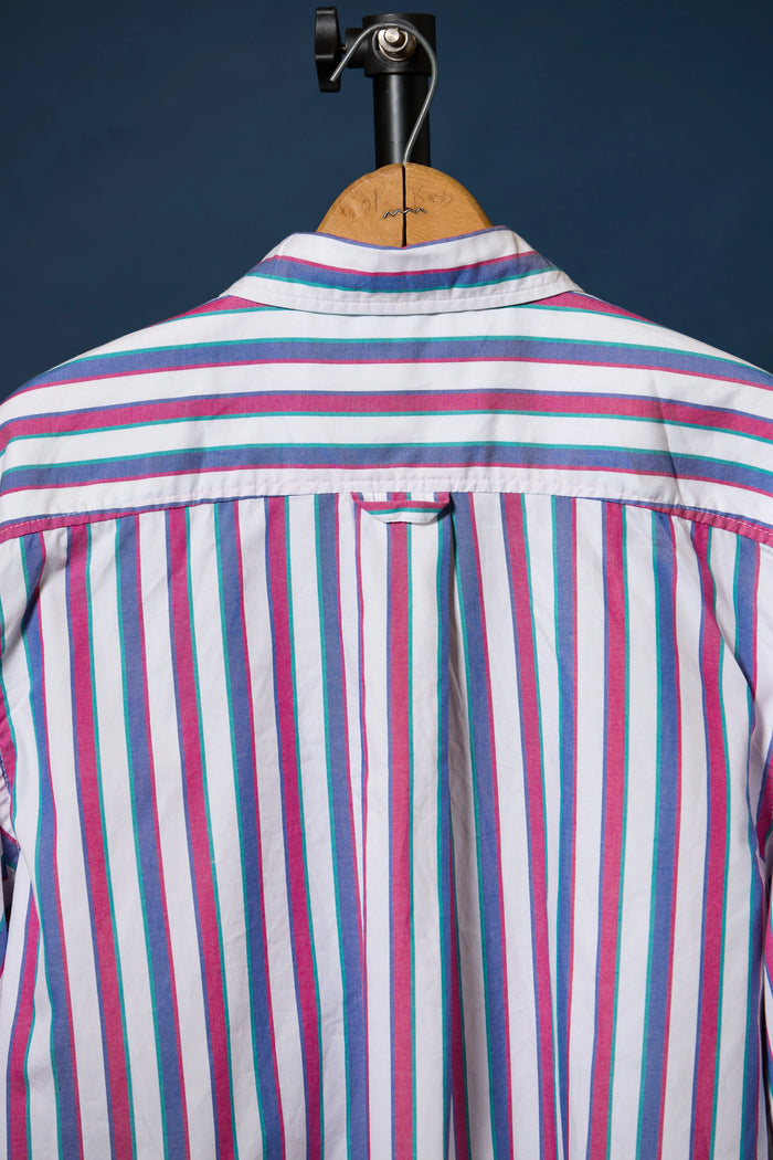 Frances Western Oxford in Pink Stripe